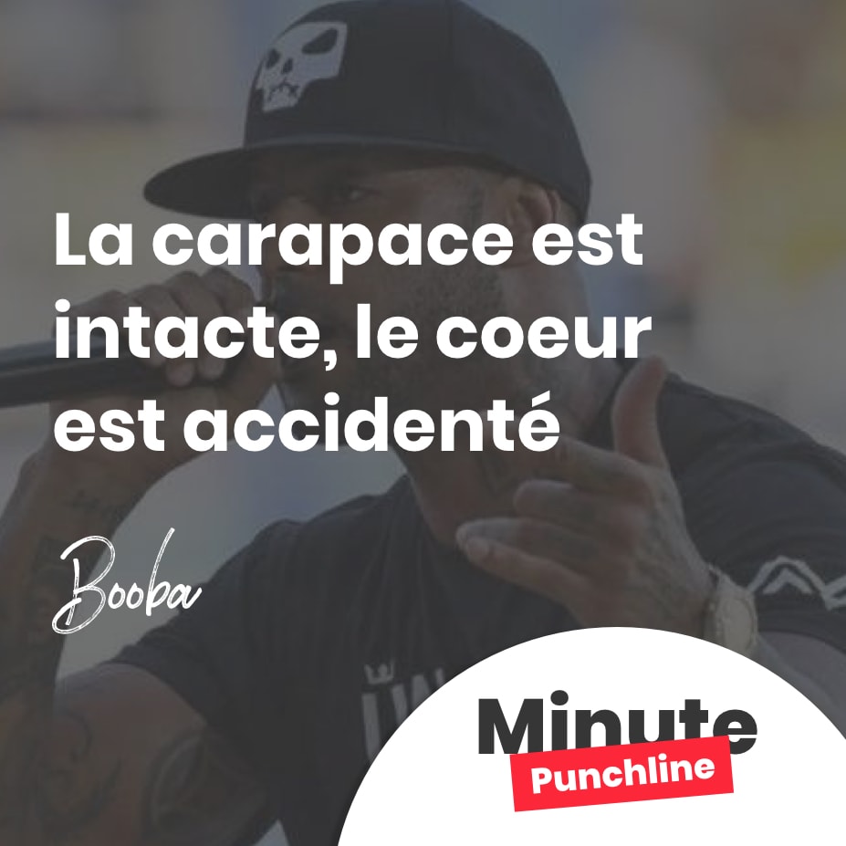 La carapace est intacte, le cœur est accidenté