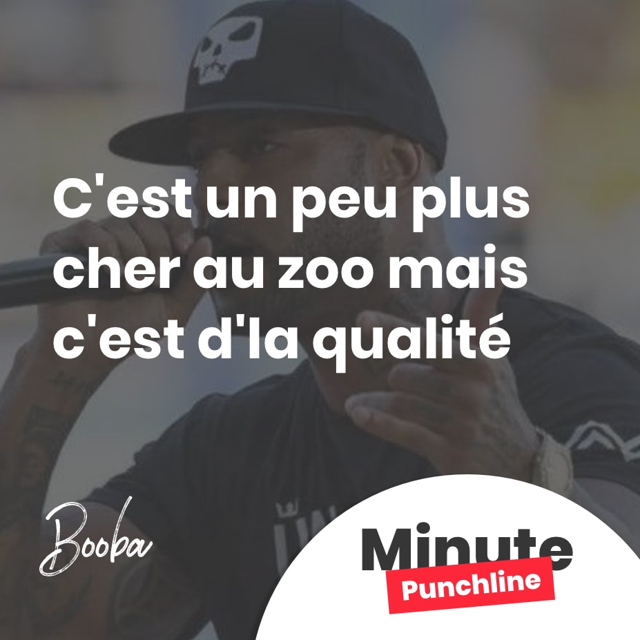 C’est un peu plus cher au zoo mais c’est d’la qualité