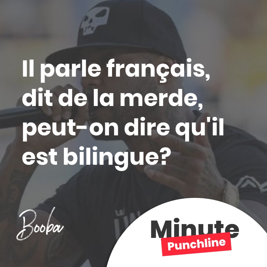 Il parle français, dit de la merde, peut-on dire qu’il est bilingue?