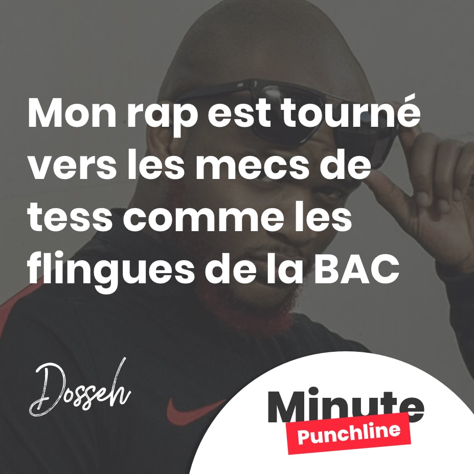 Mon rap est tourné vers les mecs de tess comme les flingues de la BAC