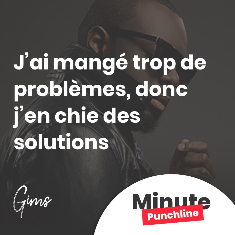 J’ai mangé trop de problèmes, donc j’en chie des solutions