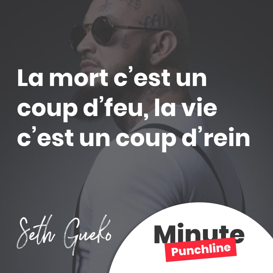 La mort c’est un coup d’feu, la vie c’est un coup d’rein