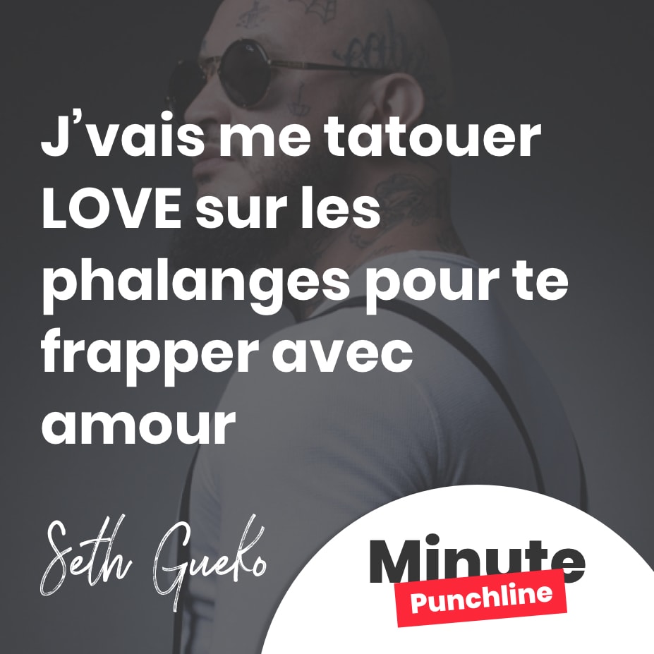J’vais me tatouer LOVE sur les phalanges pour te frapper avec amour