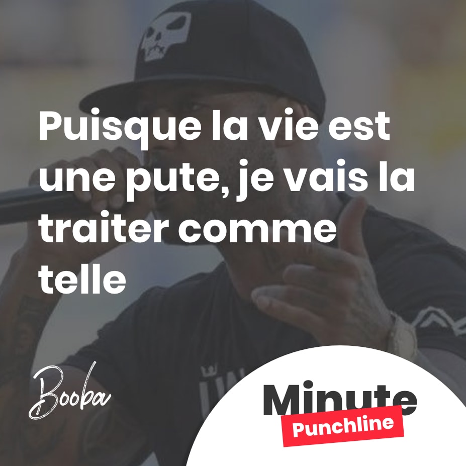 Puisque la vie est une pute, je vais la traiter comme telle