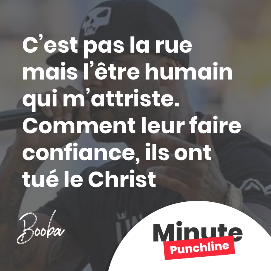 C’est pas la rue mais l’être humain qui m’attriste. Comment leur faire confiance, ils ont tué le Christ