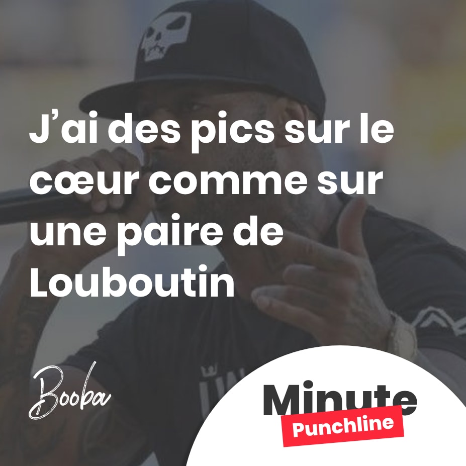J’ai des pics sur le cœur comme sur une paire de Louboutin