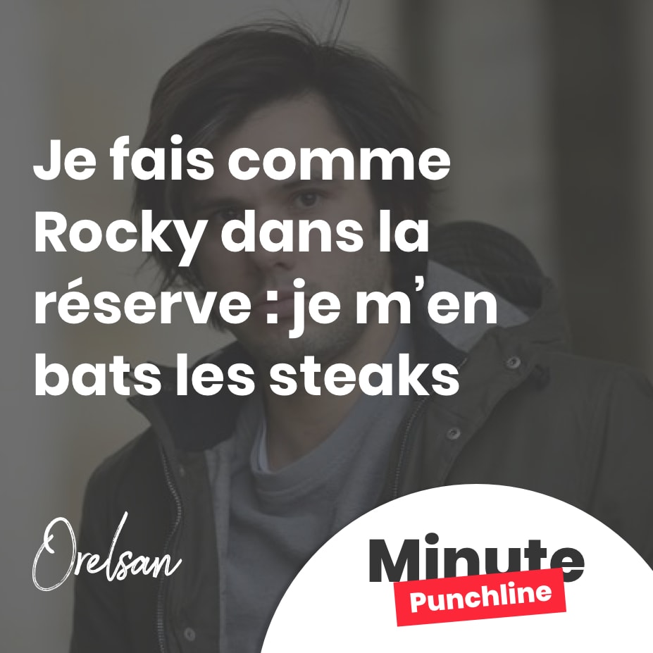Je fais comme Rocky dans la réserve : je m’en bats les steaks