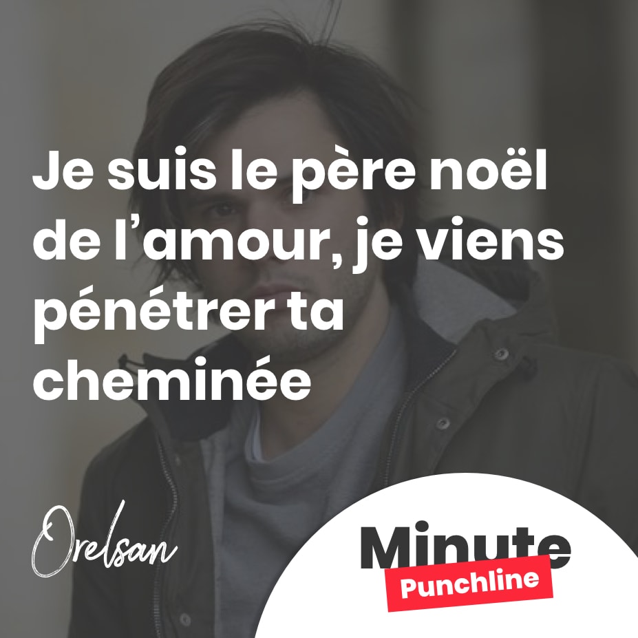 Je suis le père noël de l’amour, je viens pénétrer ta cheminée