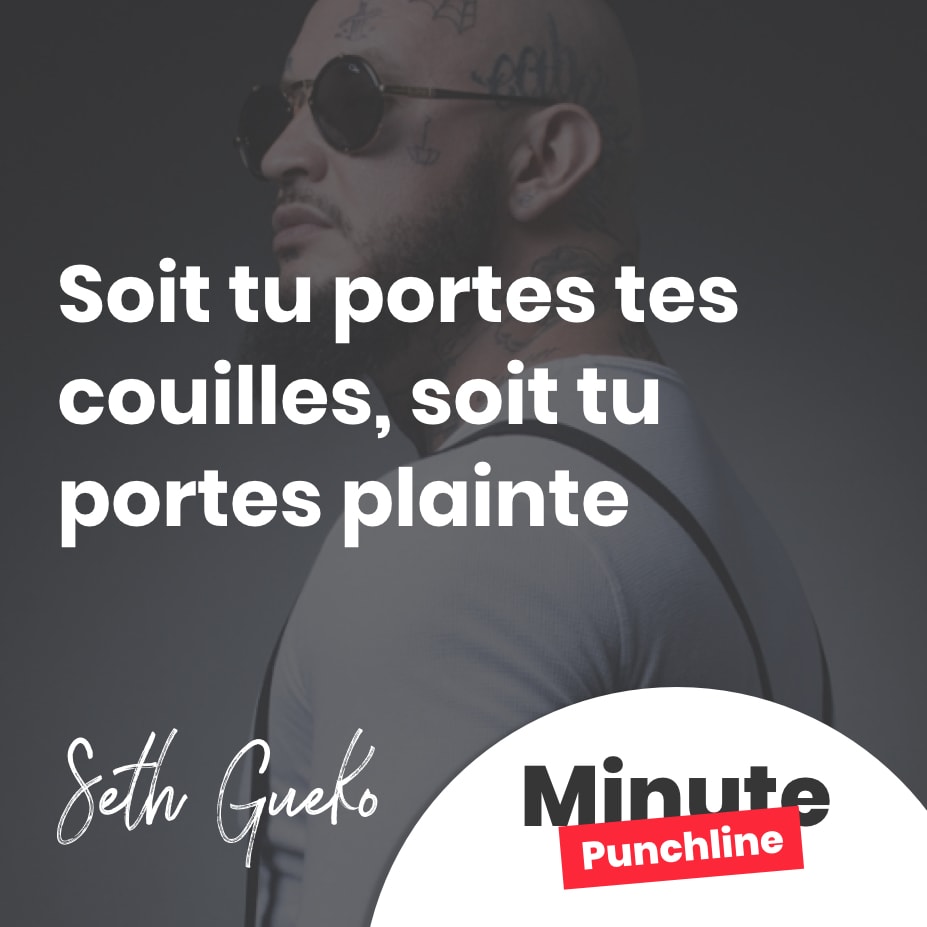Soit tu portes tes couilles soit tu portes plainte