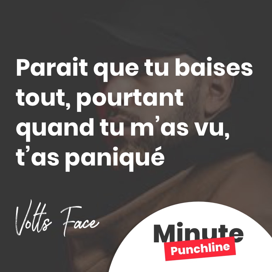 Clap Clap C Est Le Bruit De Mes Boules Parait que tu baises tout, pourtant quand tu m’as vu, t’as paniqué