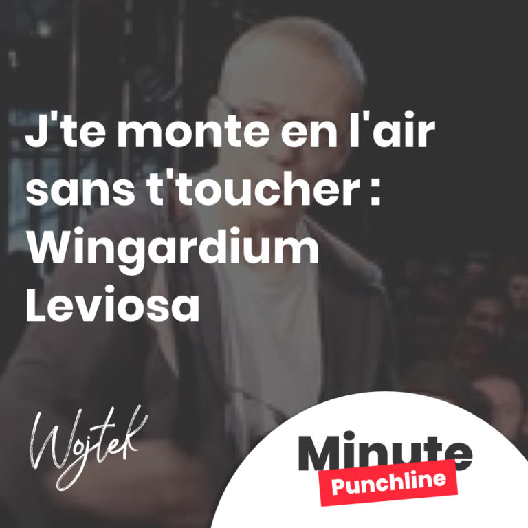 Je Vais T'enculer Et Tu Vas Jouir J'te monte en l'air sans t'toucher : Wingardium Leviosa