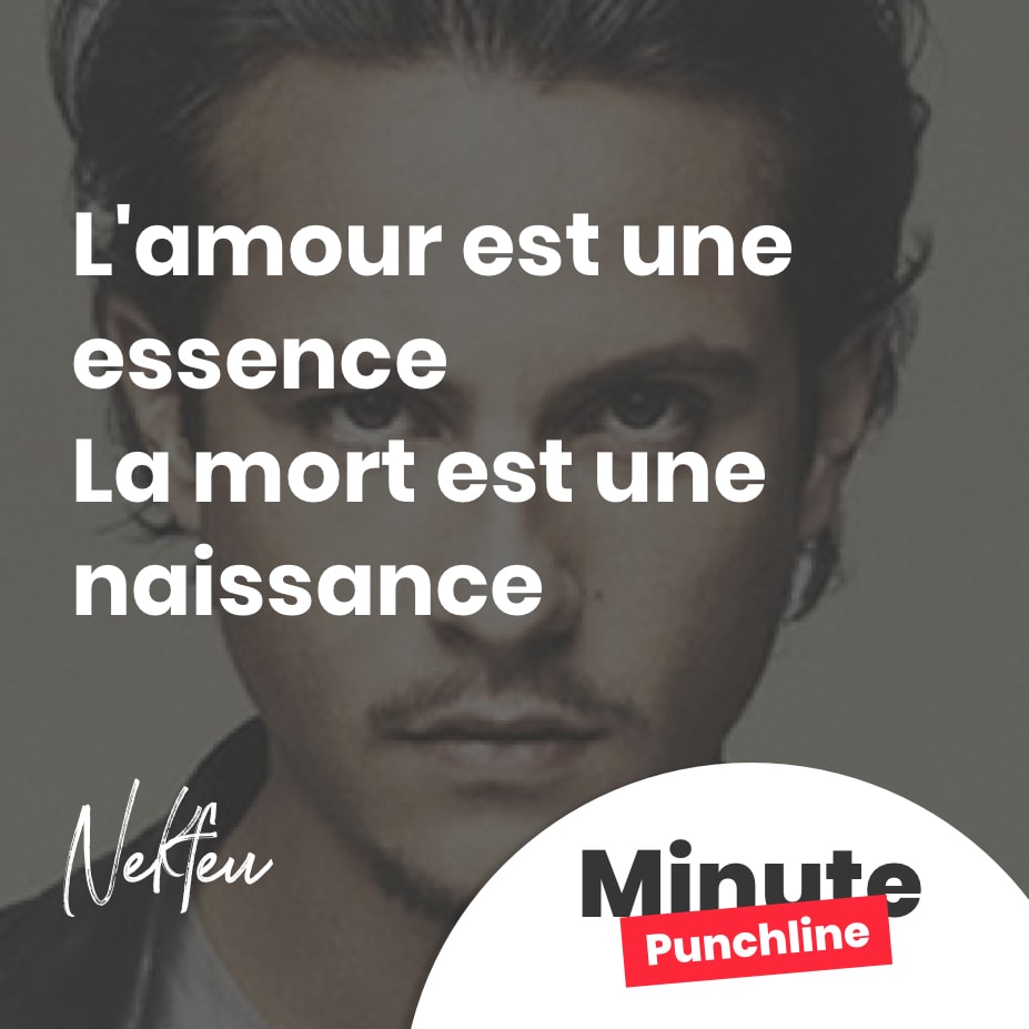 L’amour est une essence La mort est une naissance