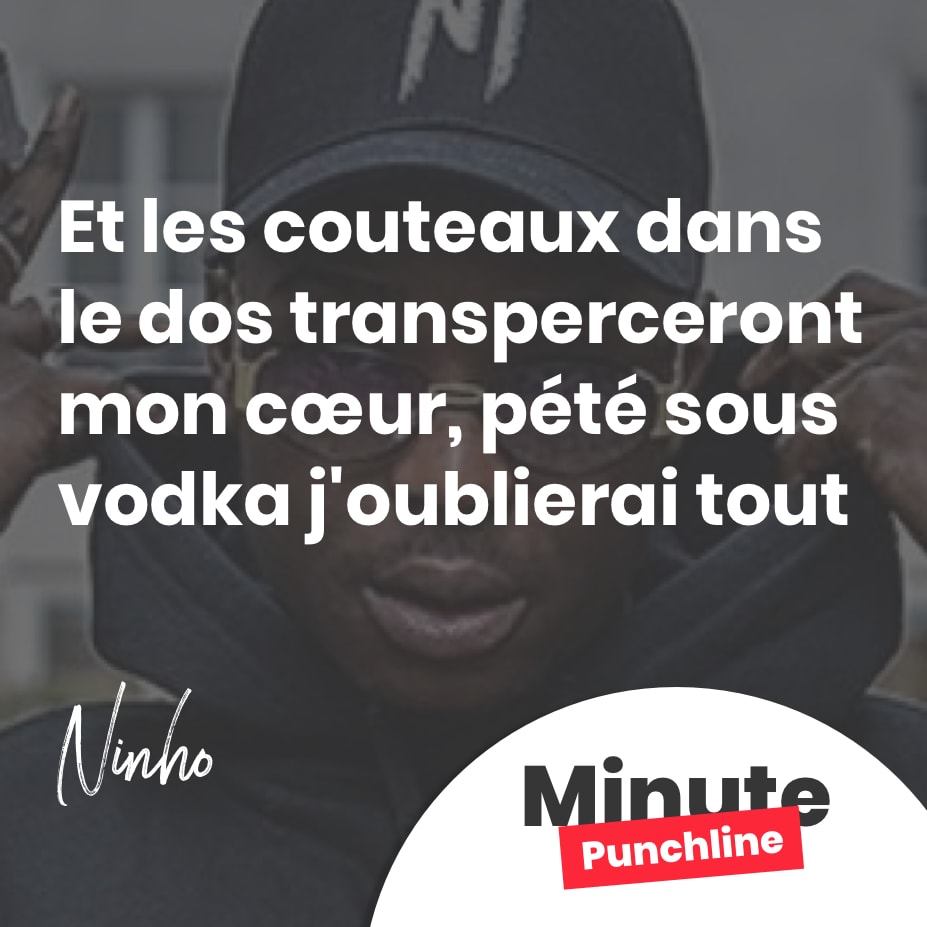 Et les couteaux dans le dos transperceront mon cœur, pété sous vodka j’oublierai tout