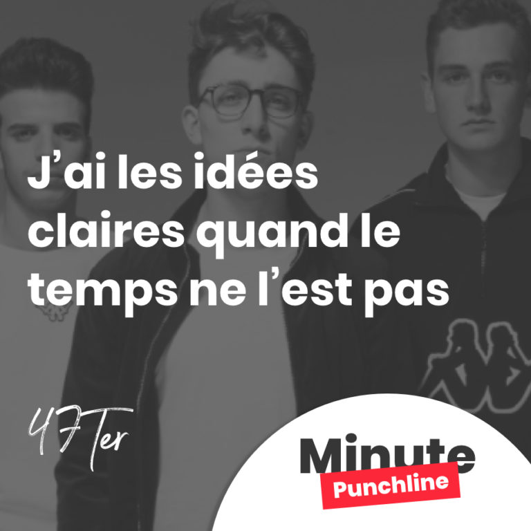 J’ai les idées claires quand le temps ne l’est pas