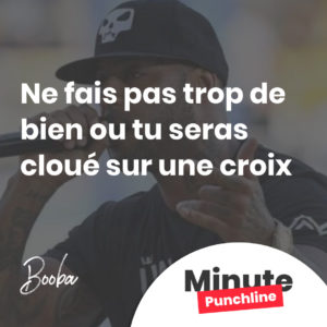 Ne fais pas trop de bien ou tu seras cloué sur une croix