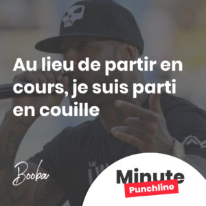 Au lieu de partir en cours, je suis parti en couille