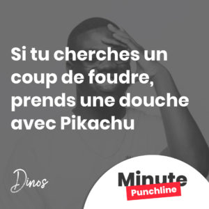 Si tu cherches un coup de foudre, prends une douche avec Pikachu