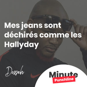 Mes jeans sont déchirés comme les Hallyday