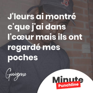 J'leurs ai montré c'que j'ai dans l'cœur mais ils ont regardé mes poches