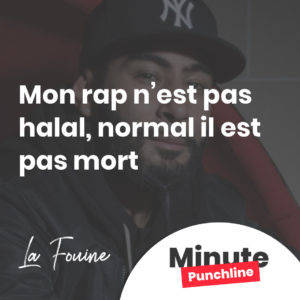 Mon rap n’est pas halal, normal il est pas mort