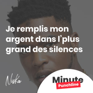Je remplis mon argent dans l’plus grand des silences