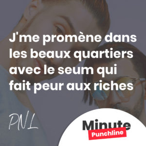 J'me promène dans les beaux quartiers avec le seum qui fait peur aux riches