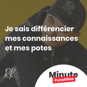 Je sais différencier mes connaissances et mes potes