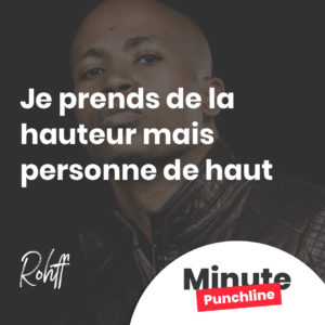 Je prends de la hauteur mais personne de haut