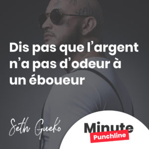 Dis pas que l’argent n’a pas d’odeur à un éboueur