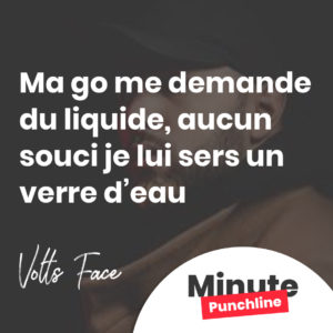 Ma go me demande du liquide, aucun souci je lui sers un verre d’eau