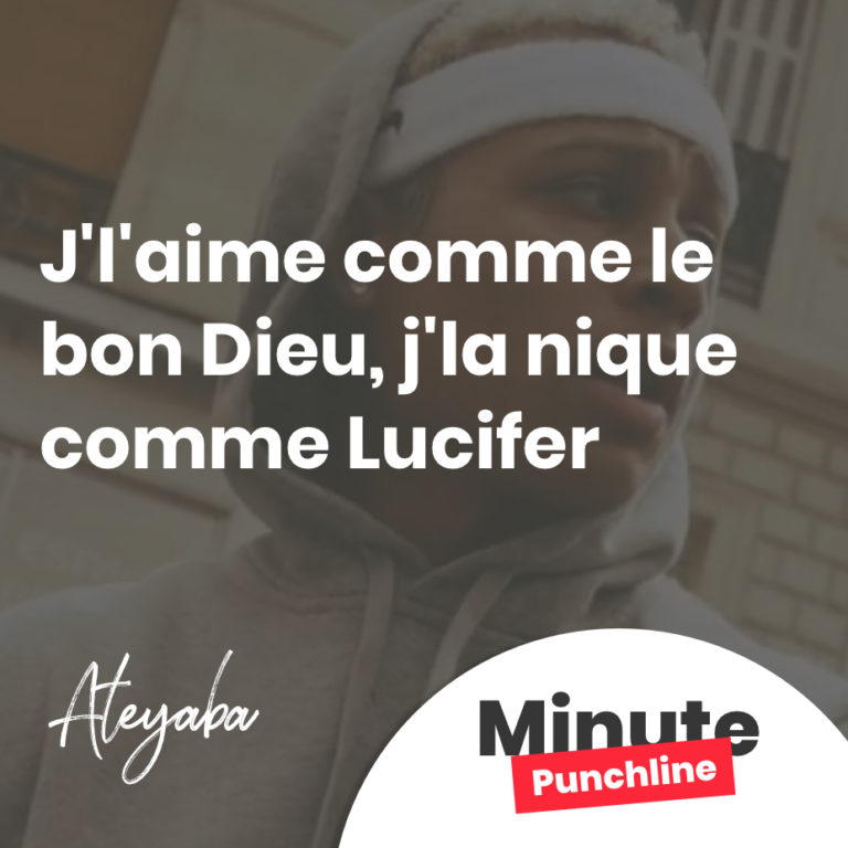 J'l'aime comme le bon Dieu, j'la nique comme Lucifer
