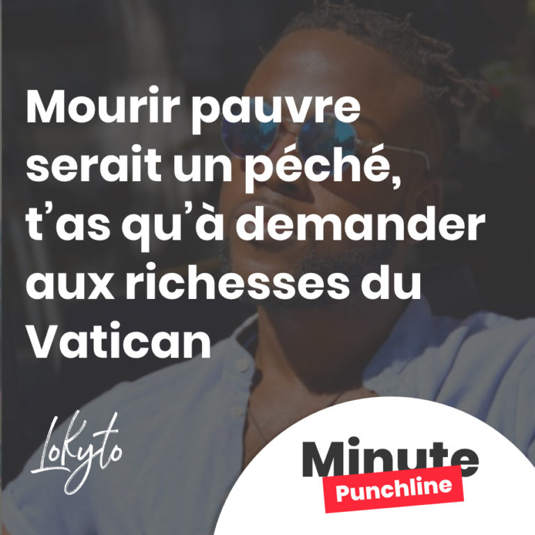 Mourir pauvre serait un péché, t’as qu’à demander aux richesses du Vatican
