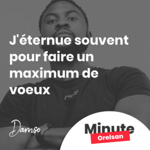 J'éternue souvent pour faire un maximum de voeux