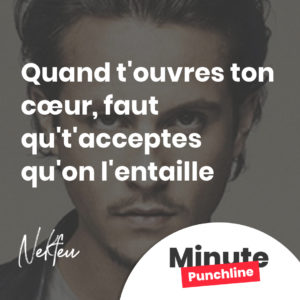 Quand t'ouvres ton cœur, faut qu't'acceptes qu'on l'entaille