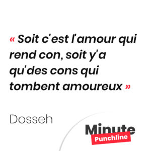 Soit c'est l'amour qui rend con, soit y'a qu'des cons qui tombent amoureux
