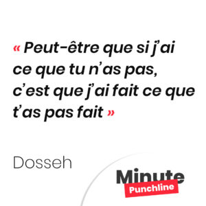 Peut-être que si j’ai cr que tu n’as pas, c’est que j’ai fait ce que t’as pas fait