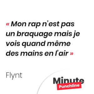 Mon rap n’est pas un braquage mais je vois quand même des mains en l’air