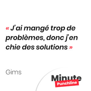 J’ai mangé trop de problèmes, donc j’en chie des solutions