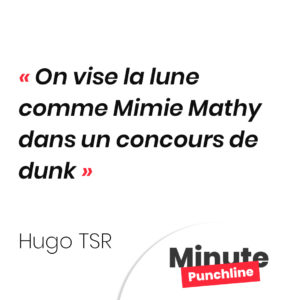On vise la lune comme Mimie Mathy dans un concours de dunk