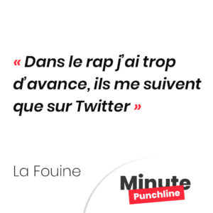 Dans le rap j’ai trop d’avance, ils me suivent que sur Twitter