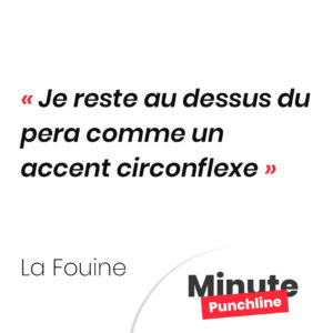 Je reste au dessus du pera comme un accent circonflexe