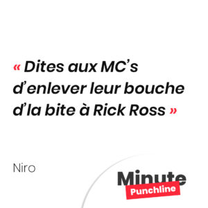 Dites aux MC’s d’enlever leur bouche d’la bite à Rick Ross