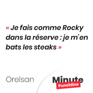 Je fais comme Rocky dans la réserve : je m’en bats les steaks