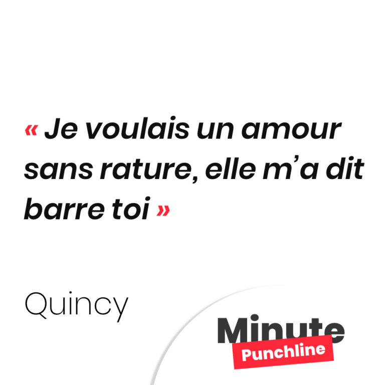 Je voulais un amour sans rature, elle m’a dit barre toi