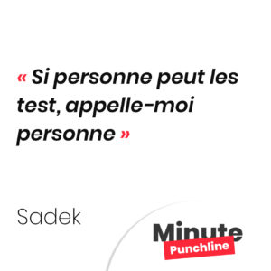 Si personne peut les test, appelle-moi personne