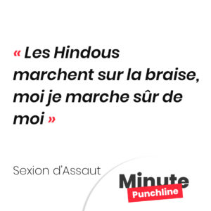 Les Hindous marchent sur la braise, moi je marche sûr de moi