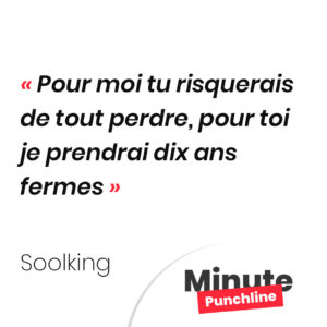 Pour moi tu risquerais de tout perdre Pour toi je prendrai dix ans fermes