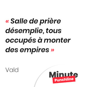 Salle de prière désemplie, tous occupés à monter des empires