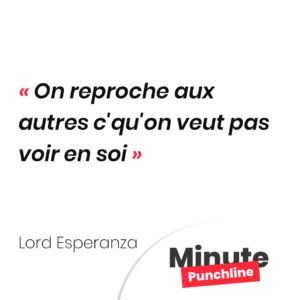 On reproche aux autres c'qu'on veut pas voir en soi