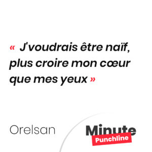 J'voudrais être naïf, plus croire mon cœur que mes yeux